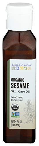 Aura Cacia Organic Skin Care Oil, Protecting Sesame, 4 Fluid Ounce online at globaldelivered