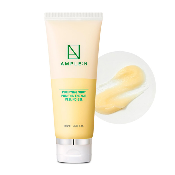 Purifying Shot Pumpkin Enzyme Peeling Gel Korean Exfoliating Peeling Gel with Centella Asiatica Extract and Ginseng Gent