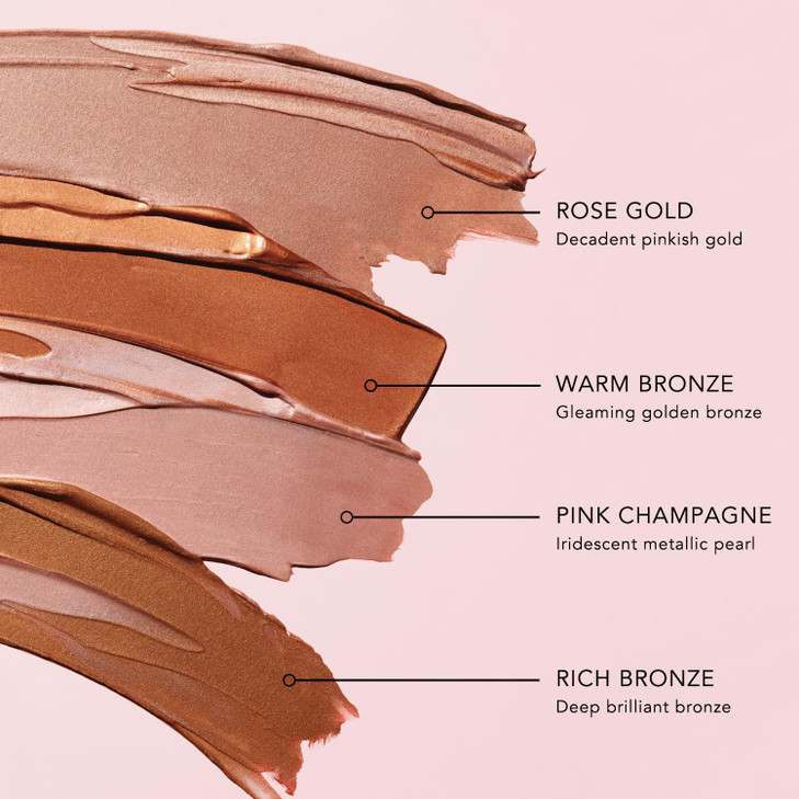 JLO BEAUTY Complexion Booster Highlighter Bronzer for Face Body Lightweight Skin Care Makeup Primer with Vitamin E Shimm