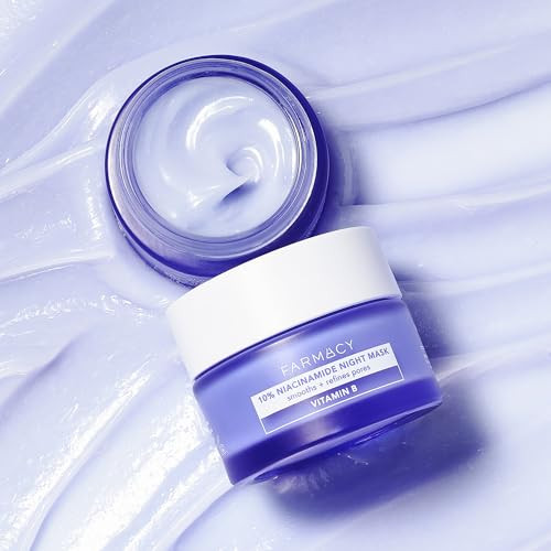 Farmacy Niacinamide Overnight Face Mask Pore Refining Facial Mask with 10 Niacinamide Replenishes Moisture Barrier with