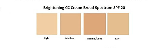 Brightening Color Correcting CC Cream SPF 20 mediam coverage 4 in 1 Foundation sunscreen anti aging moisturizer Light