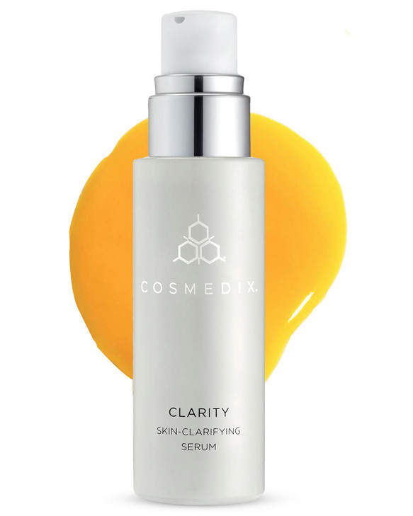 COSMEDIX Clarity SkinClarifying Serum Moisturizing Facial Serum for Smoother ClearerLooking Skin Natural Glow MoistureRi