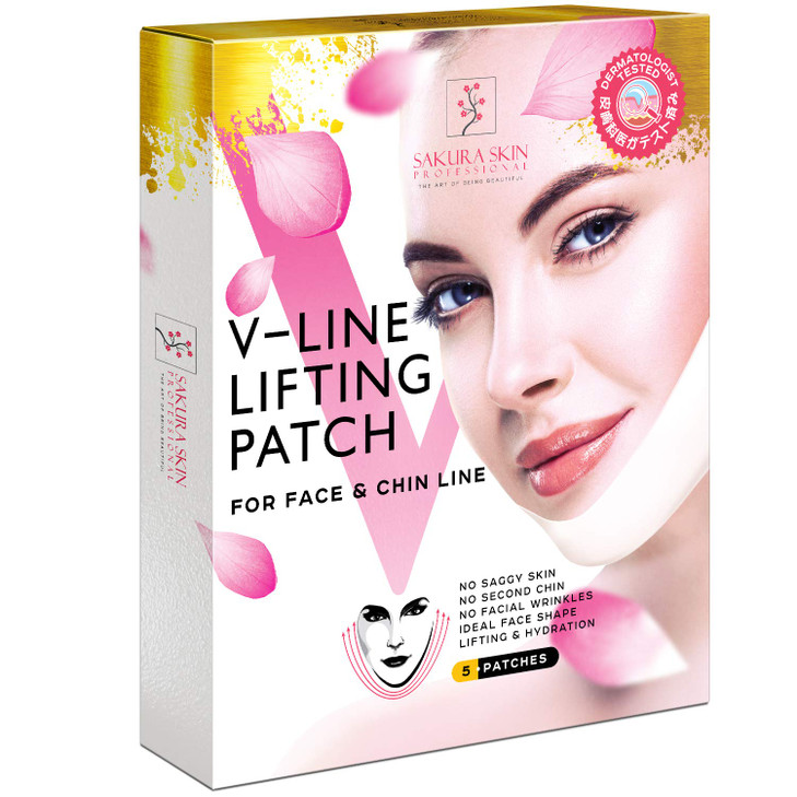 SWISSKOLAB V shape lifting up Face Mask Chin Up Patch Double Chin Reducer Chin Contour Tightening Firming Face Lift Tape