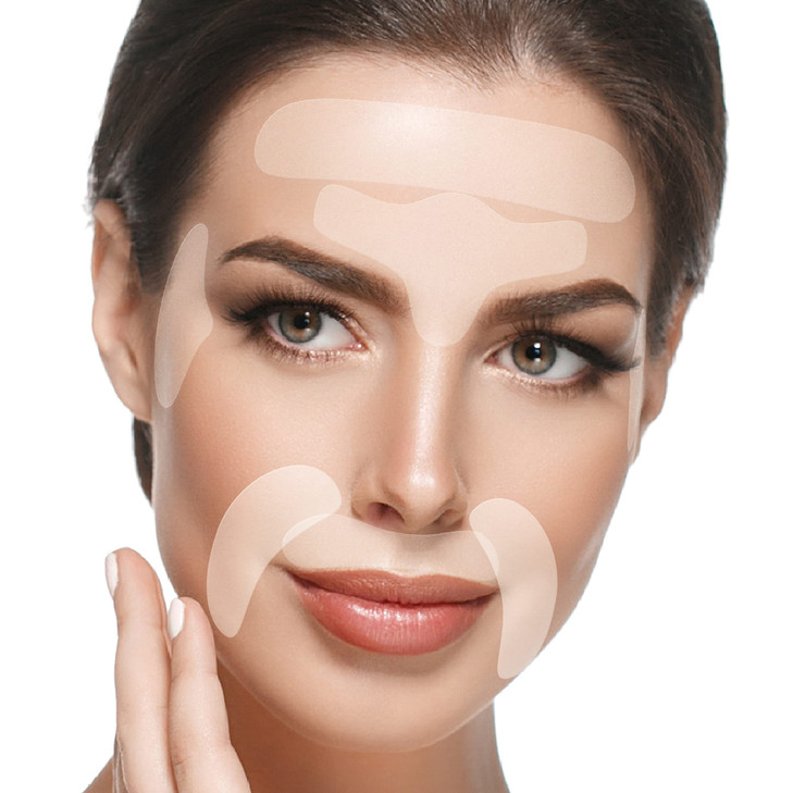 BLUMBODY Face Forehead Wrinkle Patches Anti Wrinkle Facial Patches to Smooth Eye Mouth Forehead Wrinkles NonSilicone Fac