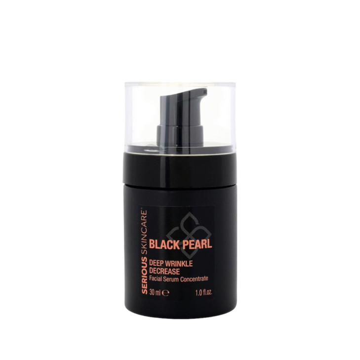 Serious Skincare Black Pearl Deep Wrinkle Decrease Face Serum Repair Deep Lines Wrinkles Increases Skin Hydration Elasti