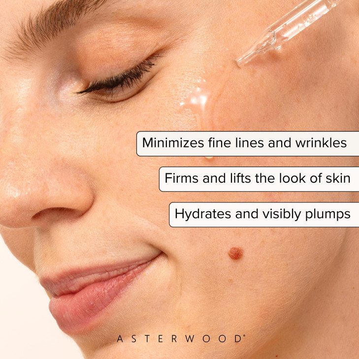 Asterwood Matrixyl 3000 Argireline Serum with Hyaluronic Acid AntiAging Wrinkle Reducing Collagen Boosting FragranceFree