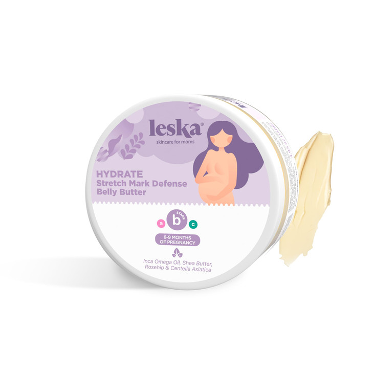 Leska Maternity Stretch Mark Belly Butter STAGE B HYDRATE Stretch Mark Defense Belly Butter Pregnancy Months 69 Part of