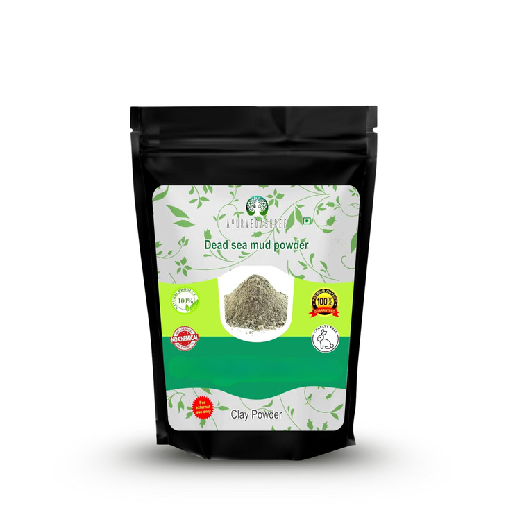AYURVEDASHREE Dead Sea Mud 200 Gm Nourishes Exfoliates Softens Detoxify the Skin DRY CLAY POWDER 100 Only Dead Sea mud p