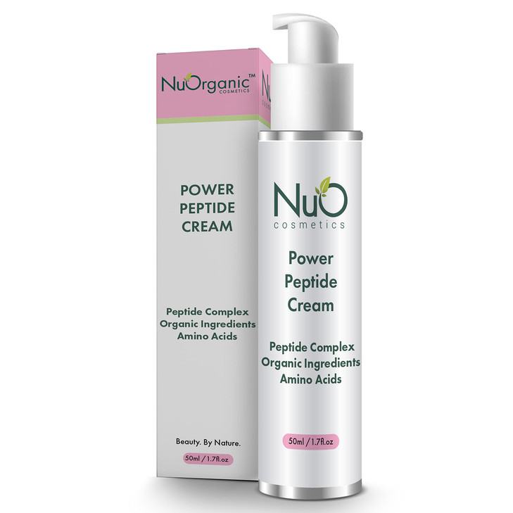 nuorganic Peptide Face Cream Anti Aging Wrinkles Firming Tone Elasticity Patented PhytoCellular Science 18X More Effecti