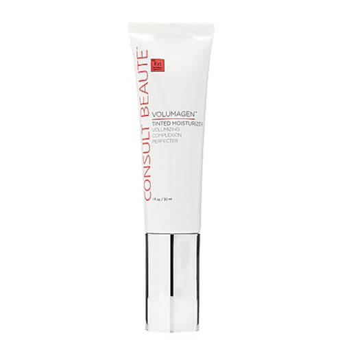 Consult Beaute Volumagen Tinted Facial Moisturizer Skin Plumping Blendable MediumtoFull Coverage Makeup for Face Creamy