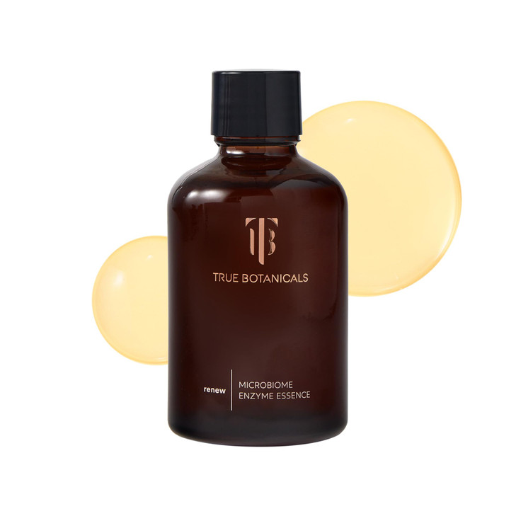 True Botanicals Microbiome Enzyme Essence Hydrating Resurfacing Benefits for All Skin Types Gives a Dewy Looking Complex