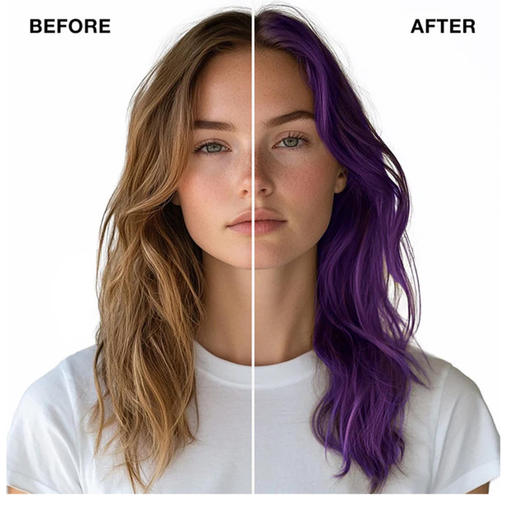 IGK Hair Gloss Toner Color Depositing Mask Intense Violet SemiPermanent Vegan Cruelty Free Cyber Tokyo
