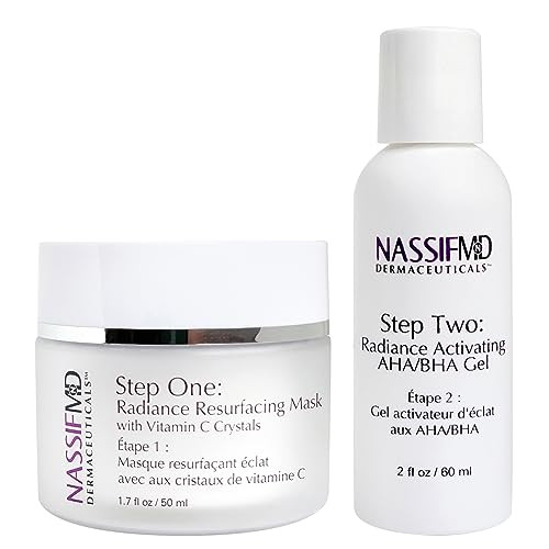NassifMD MicroSpa Vitamin C Skin Peel AHA BHA Exfoliant with Salicylic Acid