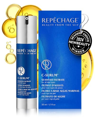 Repechage C Serum Seaweed Face Serum Antioxidant VitaminRich Daily Hydration for All Skin Types Lightweight Silky FastAb