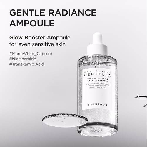 SKIN1004 Tone Balancing Capsule Ampoule Niacinamide Centella Serum for Face Korean Hydrating Facial Serum for Dark Spot