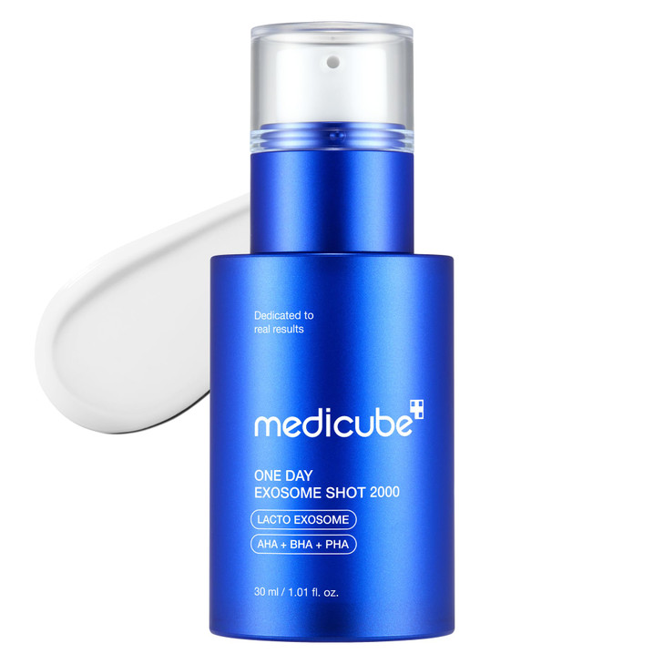 medicube Exosome Shot Zero 2000 PPM Spicule Facial Serum Liquid Skin Booster Serum Exosome AHABHAPHA Pore Care Dead Skin