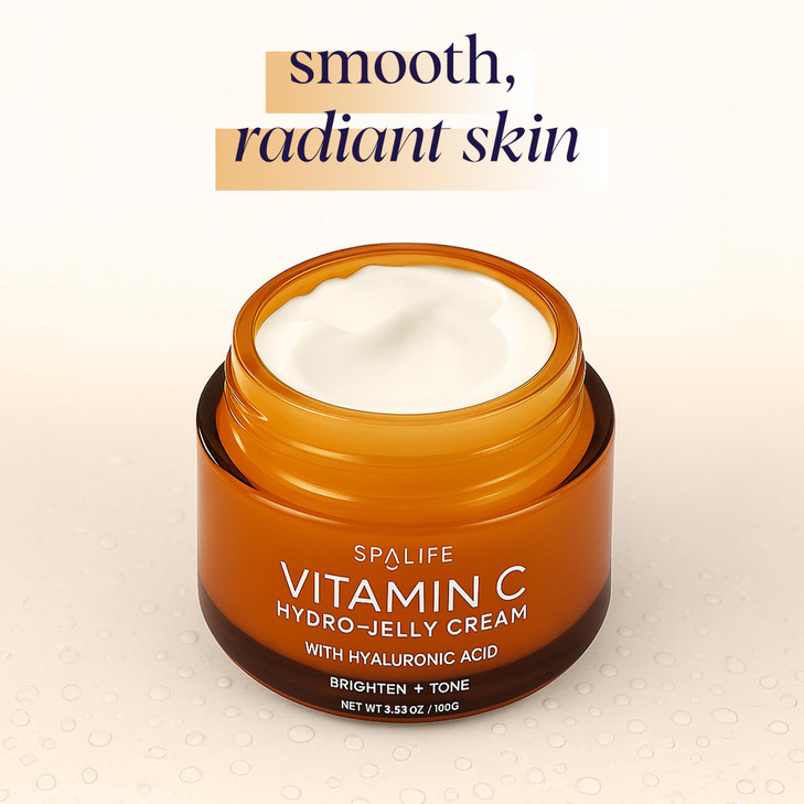 SpaLife Beauty Vitamin C Hydro Jelly Moisturizing Face Cream With Hyaluronic Acid