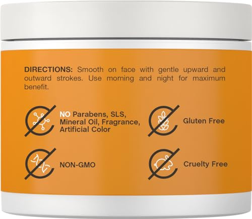 Coera Vitamin C Cream 4oz For Face Dark Spots Body and Skin Brightening Hydrating Firming Moisturizer Free of Parabens S