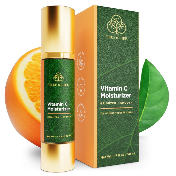 Tree of Life Beauty Moisturizer Hydrating AntiAging Reduces Dark Spots Fine Lines Brightens Firmer and Smoother Skin Non