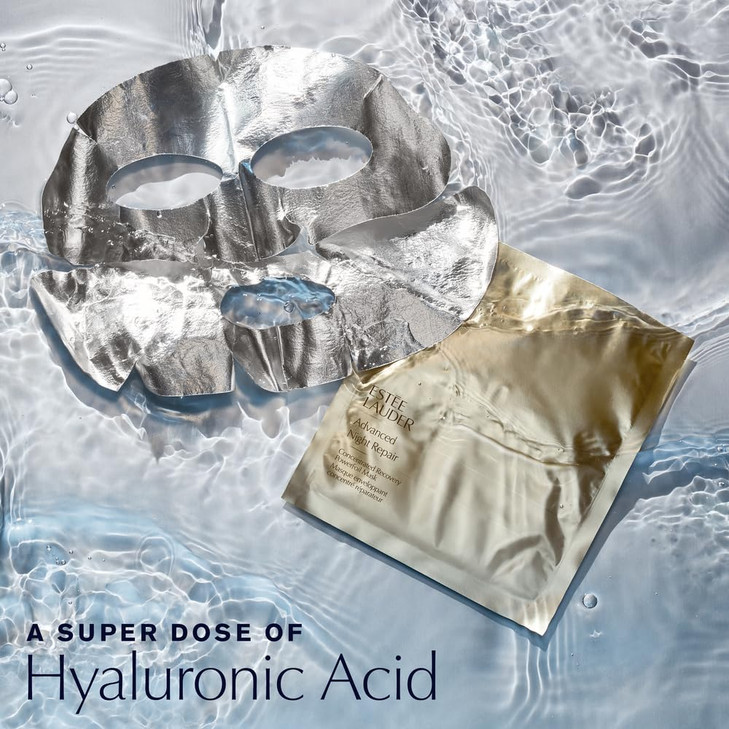 Este Lauder Advanced Night Repair Concentrated Recovery Moisturizing PowerFoil Face Mask with Hyaluronic Acid Sheet Mask