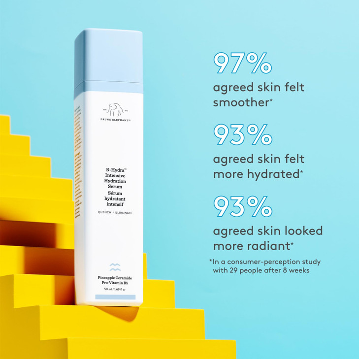 Drunk Elephant BHydra Hydration Serum 50 ml169 fl oz Hydrating Vitamin B Serum Clean Clinical Skincare CrueltyFree Derma