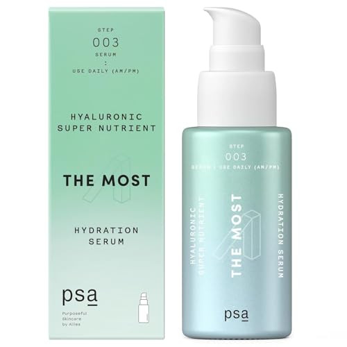 PSA THE MOST Hyaluronic Super Nutrient Hydration Serum Hyaluronic Acid Complex Kombucha Acai Berry Suitable for All Skin