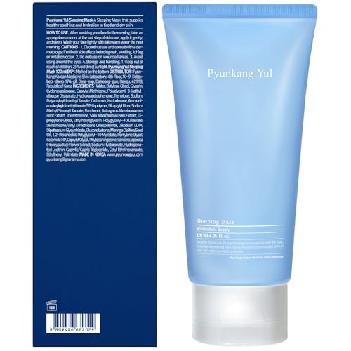 Pyunkang Yul PKY Sleeping Mask for Creating Moisture Barrier during Night Ceramide and Hyaluronic Acid for Skin Hydratio