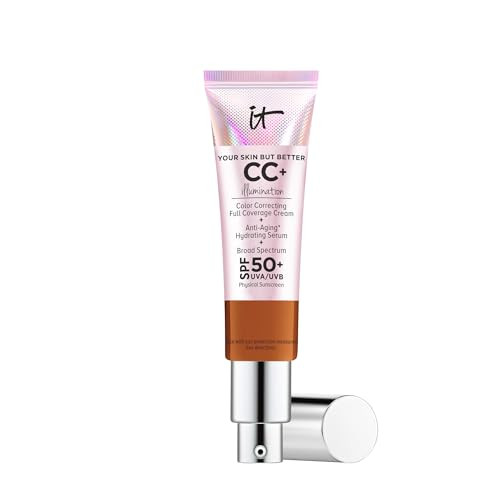 IT Cosmetics CC Cream Illumination Rich Honey Radiant Full Coverage Foundation With SPF 50 Color Corrector Hydrating Ant