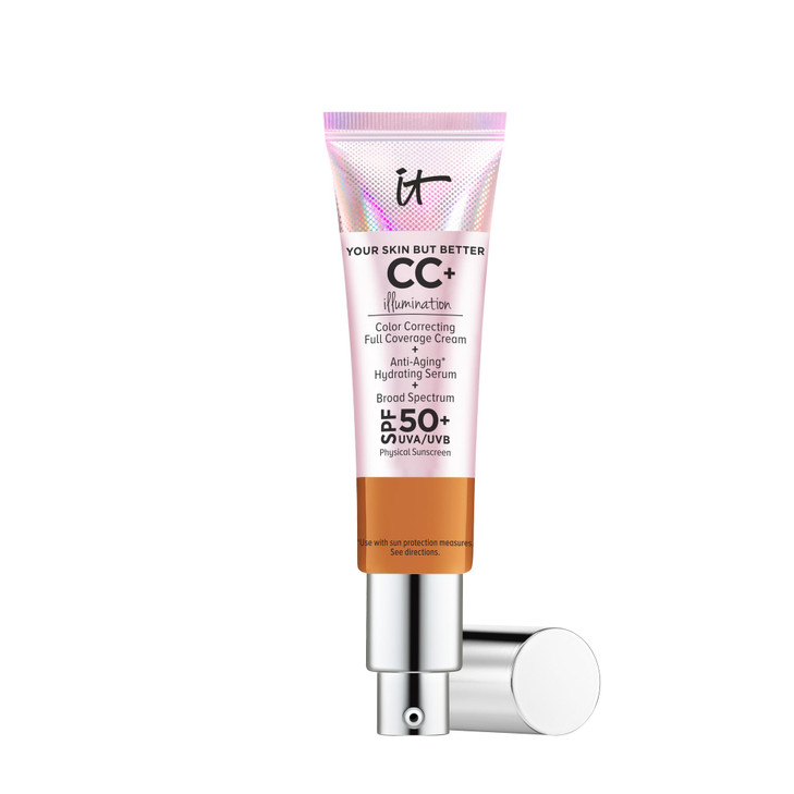 IT Cosmetics CC Cream Illumination Rich Radiant Full Coverage Foundation With SPF 50 Color Corrector Hydrating AntiAging