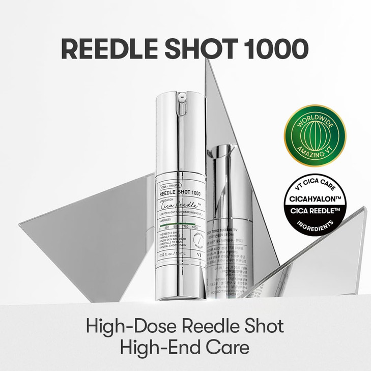 VT COSMETICS CICA Reedle Shot 1000 Essence 05fl oz15ml