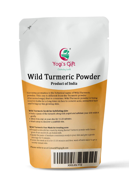 100 Pure Wild Turmeric Powder For Face 8 Oz 227 grams Kasturi Manjal Curcuma Aromatica Amba haldi Promotes Glowing Skin