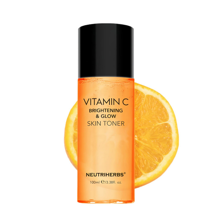Neutriherbs Vitamin C Toner for Face Alcohol Free Facial Toner with Aloe Vera Witch Hazel Extract Hyaluronic Acid Moistu