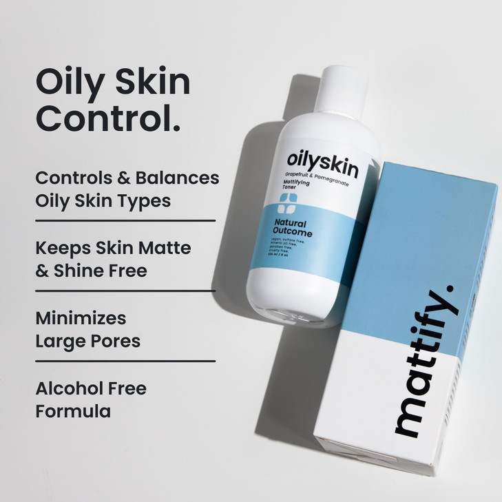 Natural Outcome Oily Skin Face Toner Purifying Astringent Facial Toner Naturally Keeps Skin Matte Shine Free Minimizes A
