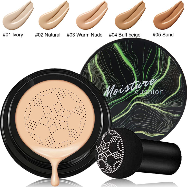 Mushroom Head Air Cushion CC Cream Natural FoundationPHOERA CC Cream Foundation With SPFColor Correcting Anti Aging Hydr