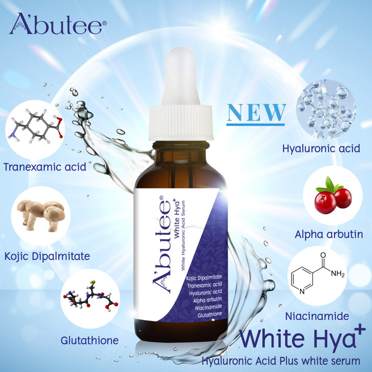 ARBUTEE Hyaluronic Acid Anti Aging Plus Brightening SerumKojic Acid Tranexamic Acid Alpha Arbutin NiacinamideB3 for MenW