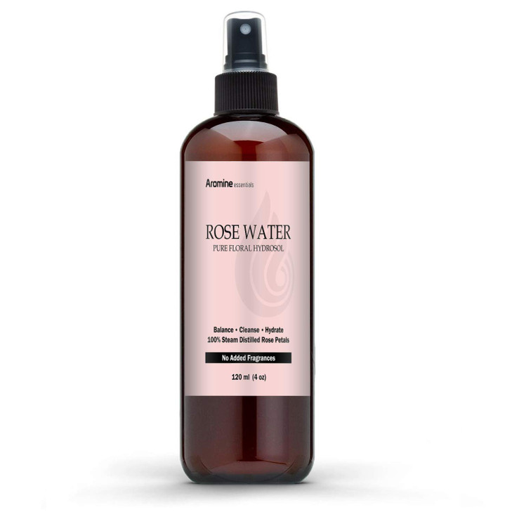 Rose Floral Water Hydrosol 4oz 120ml