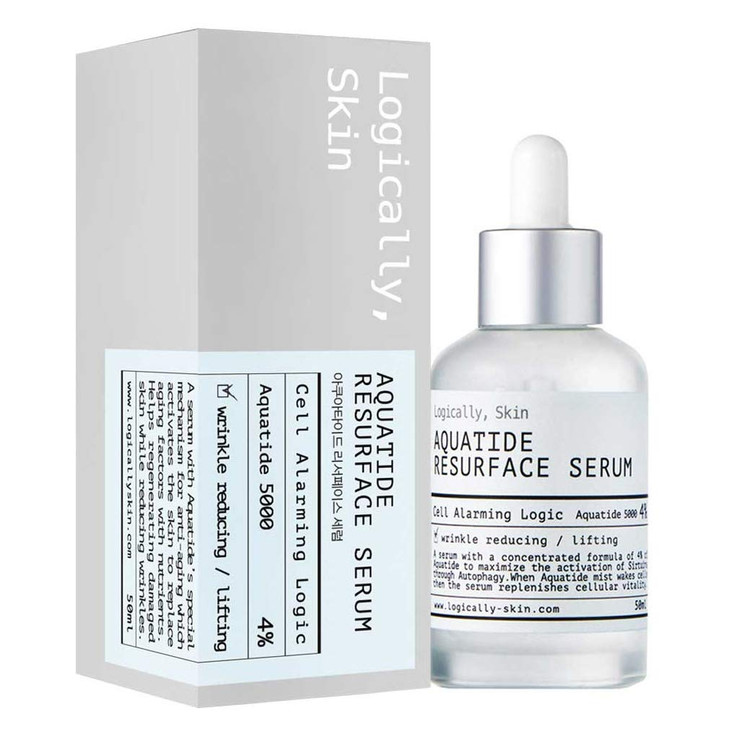 Logically skin Aquatide Resurface Serum 50mlkorean Facial SerumKorean Skin CareResurface SerumFacial SerumHyaluronic Aci