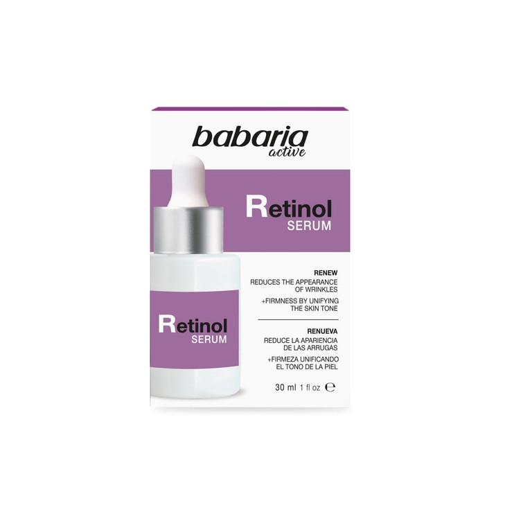 Babaria Retinol Face Serum 1 oz Facial Moisturizer for Skin Care Anti Aging Serum to Reduce Appearance of Wrinkles Impro