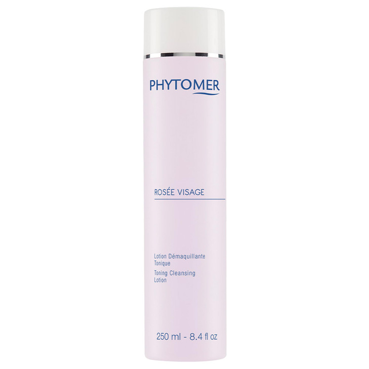 PHYTOMER Rosee Visage Toning Cleansing Lotion All in One Cleanser Makeup Remover Toner for Face AlcoholFree Safe Natural
