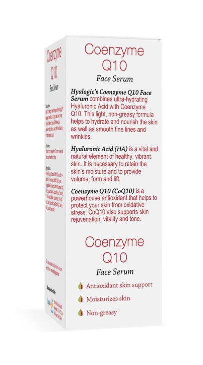 Hyalogic Episilk Coenzyme Q10 Serum wHyaluronic Acid for Collagen Support Visible Firming Facial Serum For Dry Skin Skin