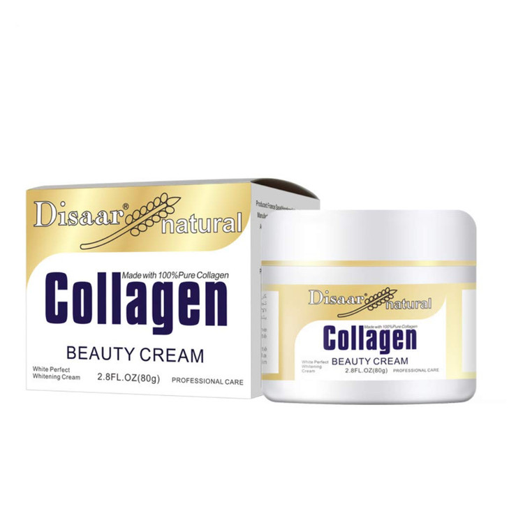 DISAAR BEAUTY Collagen Cream Forehead Neck Lines Smile Wrinkles Facial Spots Dry Skin Weak Muscules Improve Your Face 80