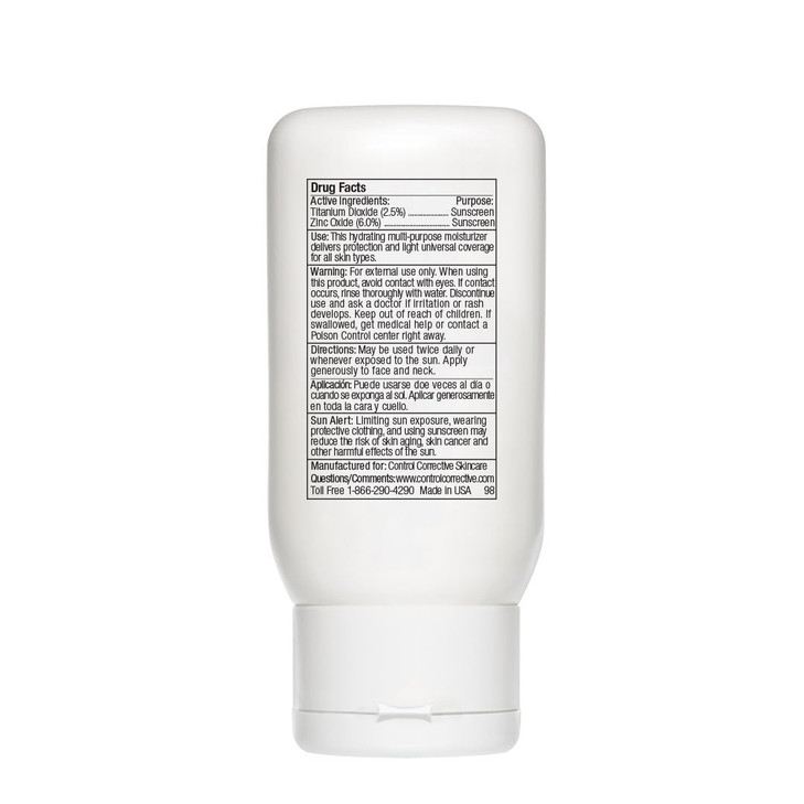 CONTROL CORRECTIVE Tinted Moisturizer With Spf 30 25 Oz NonGreasy Hydration Subtle HealthyLooking Even Out Skin Tone Moi