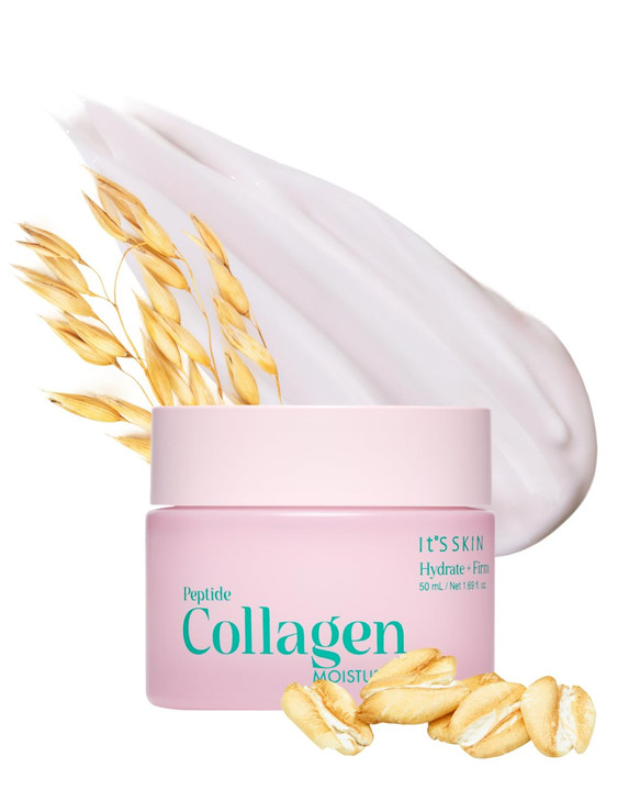 ItS SKIN Peptide Collagen Moisturizer 169 fl oz Collagen Face Cream Organic Face Moisturizer Face Wrinkle Cream Lightwei