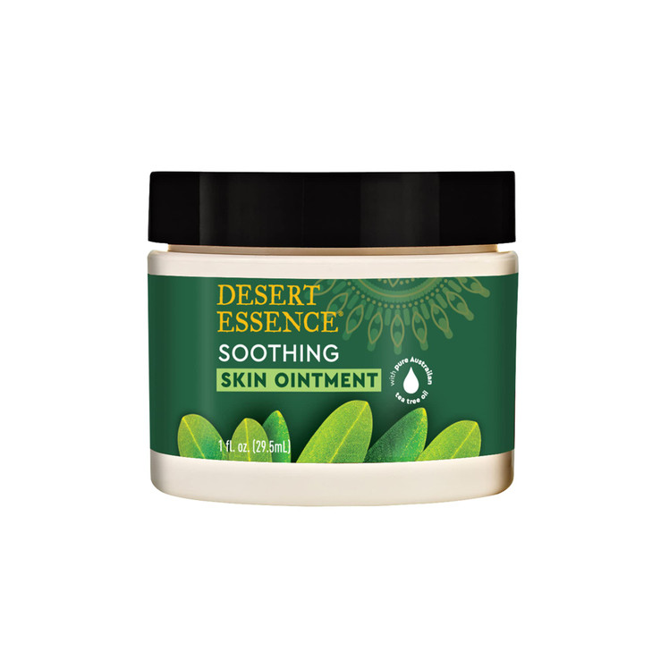 Desert Essence TEA TREE OIL SKIN OINTMENT  Itch Relief, Rash Cream for Razor Burn - Soothing Balm with Lavender & Jojoba - Gluten & Cruelty-Free - 1 online at globaldelivered