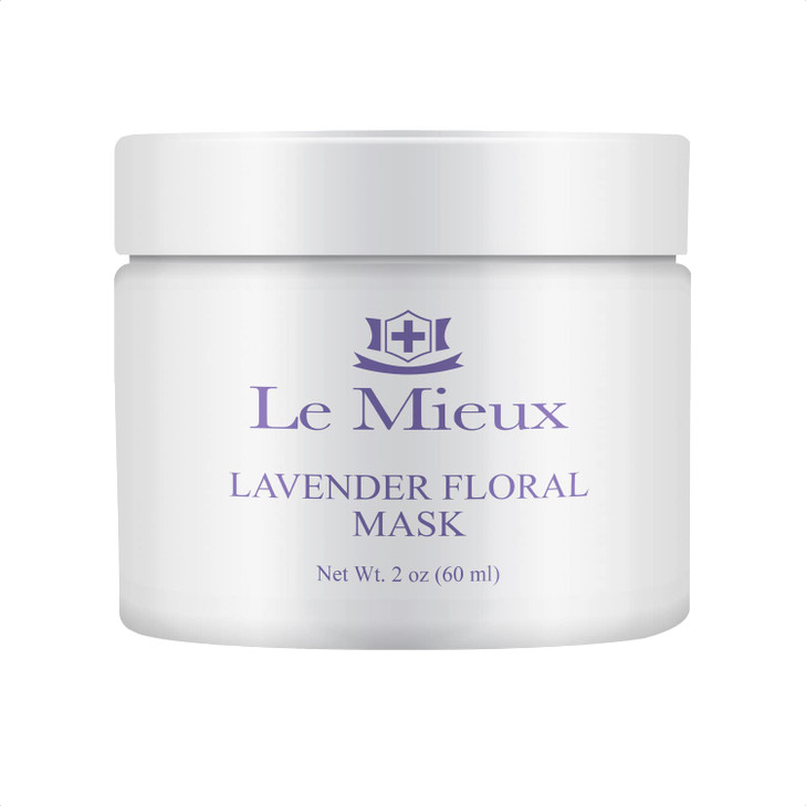 Le Mieux Lavender Floral Mask Calming Gel Face Mask with Hyaluronic Acid 7 Botanical Extracts Soothing Facial Mask for A