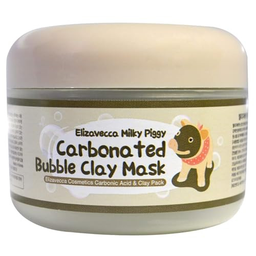 Elizavecca Milky Piggy Carbonated Bubble Clay Mask 100g Damage Control Skin Exfoliating Pore Tightening