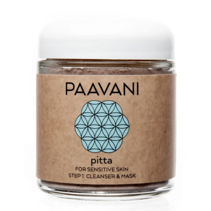 PAAVANI Ayurveda Pitta Cleanser and Mask 4oz Soothing Cleanses Draws Out Impurities Calms Irritation Smooths Skin