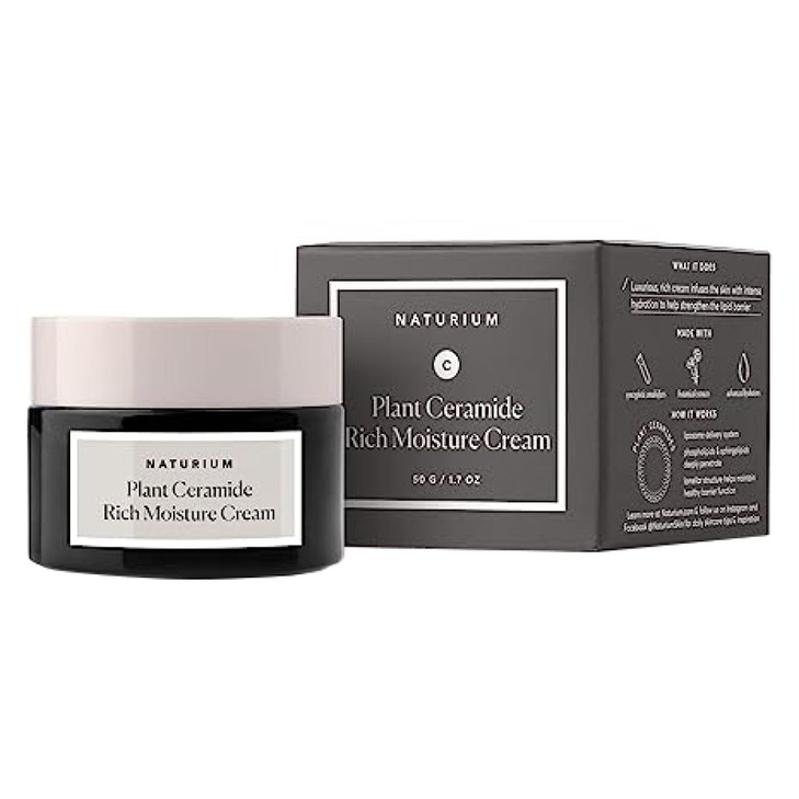 Naturium Plant Ceramide Rich Moisture Cream Hydrating AntiAging Skincare 17 oz