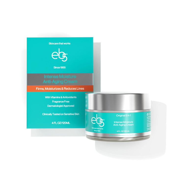 eb5 Intense Moisture Anti Aging Moisturizer Face and Neck Cream Tone Tighten Skin with Retinol Fade Fine Lines and Wrink