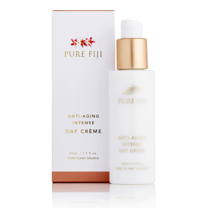 PURE FIJI Anti Aging Daily Facial Moisturizer Cream to Reduce Wrinkles Neck Face Cream with Botanical Oil Blend Skin Car